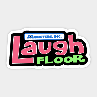 Monsters inc laugh floor Sticker